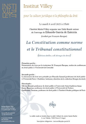 La Constitution comme norme et le Tribunal constitutionnel