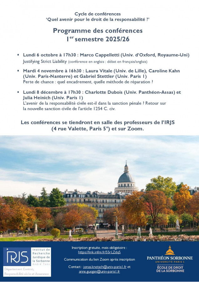 Quel avenir pour le droit de la responsabilité ?