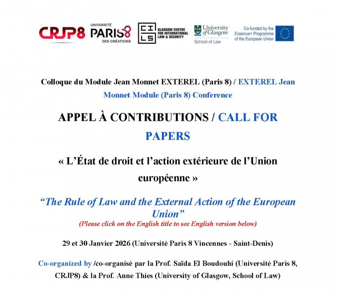 L’État de droit et l’action extérieure de l’Union européenne
