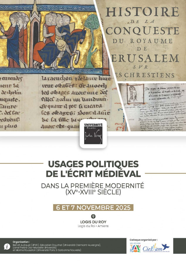 Usages politiques de l'écrit médiéval dans la première modernité