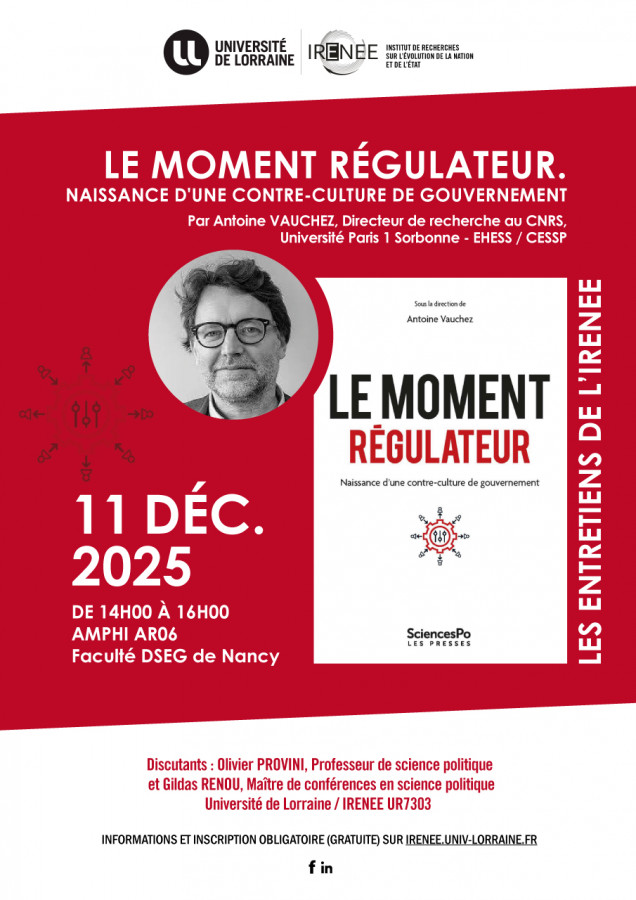 Le moment régulateur
