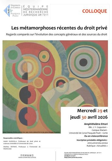 Les métamorphoses récentes du droit privé
