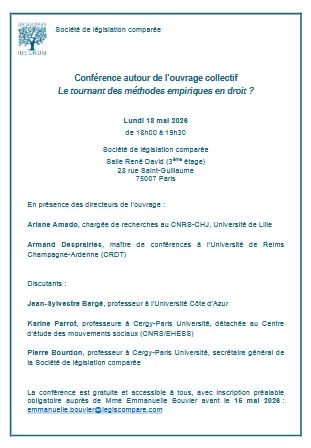 Le tournant des méthodes empiriques en droit ?