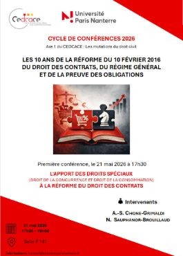 L'apport des droits spéciaux (droit de la concurrence et droit de la distribution) à la réforme du droit des contrats