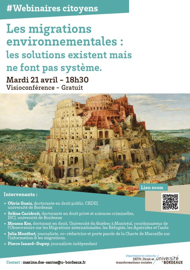 Les migrations environnementales : les solutions existent mais ne font pas système