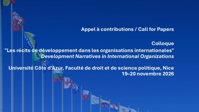 Les récits de développement dans les organisations internationales