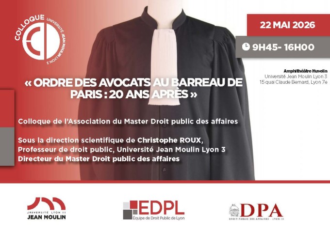 Ordre des avocats au Barreau de Paris : 20 ans après