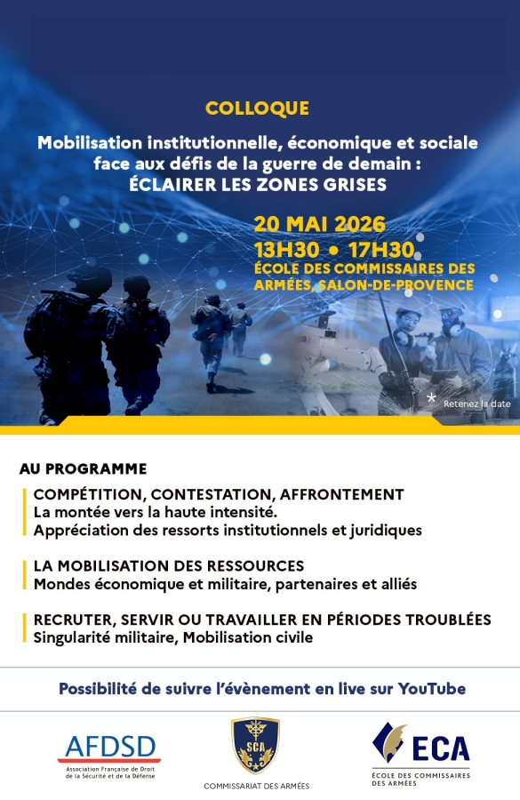 Mobilisation institutionnelle, économique et sociétale face aux défis de la guerre de demain