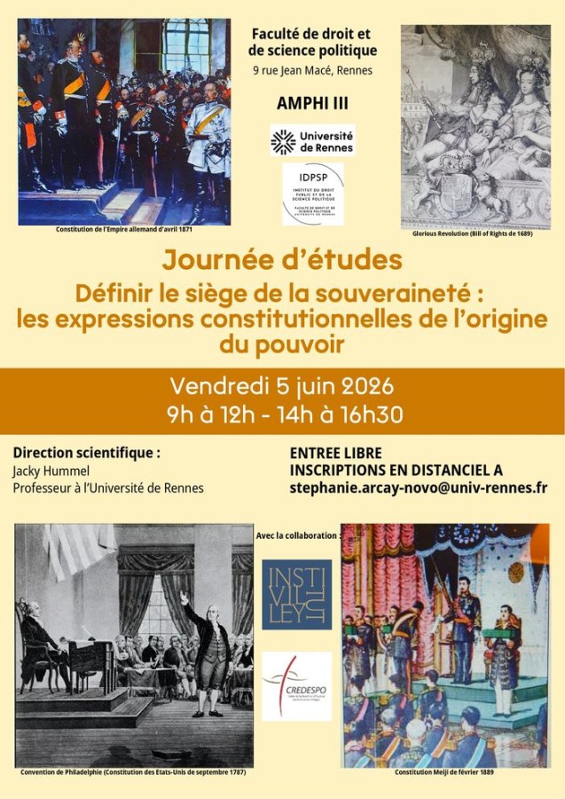 Définir le siège de la souveraineté : les expressions constitutionnelles de l’origine du pouvoir