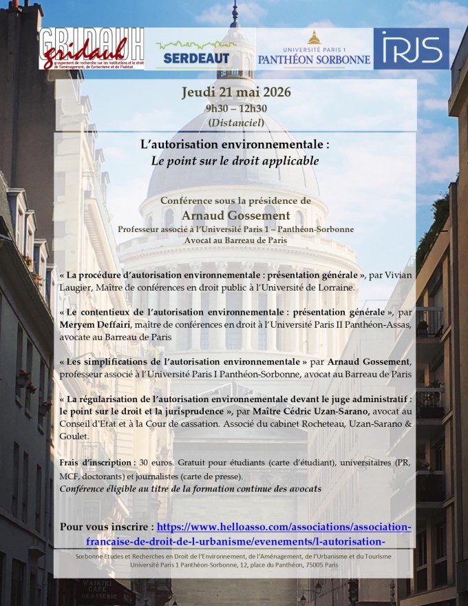 L'autorisation environnementale : le point sur le droit applicable