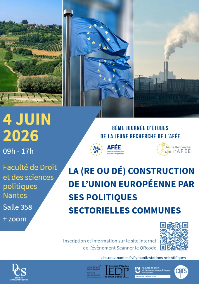 La (re ou dé) construction de l'Union Européenne par ses politiques sectorielles communes