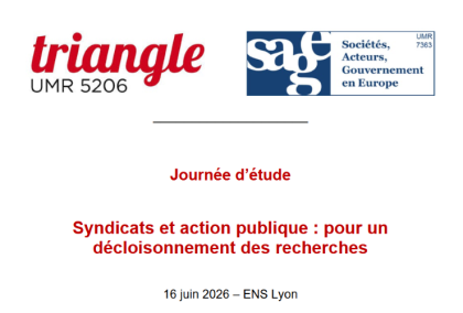 Syndicats et action publique : pour un décloisonnement des recherches