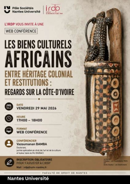 Les biens culturels africains entre héritage colonial et restitutions : regards sur la Côte d'Ivoire