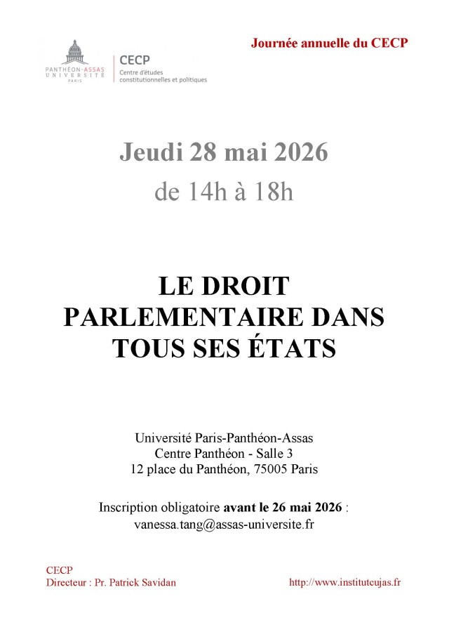 Le droit parlementaire dans tous ses états