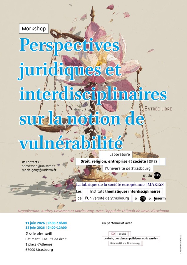 Perspectives juridiques et interdisciplinaires sur la notion de vulnérabilité