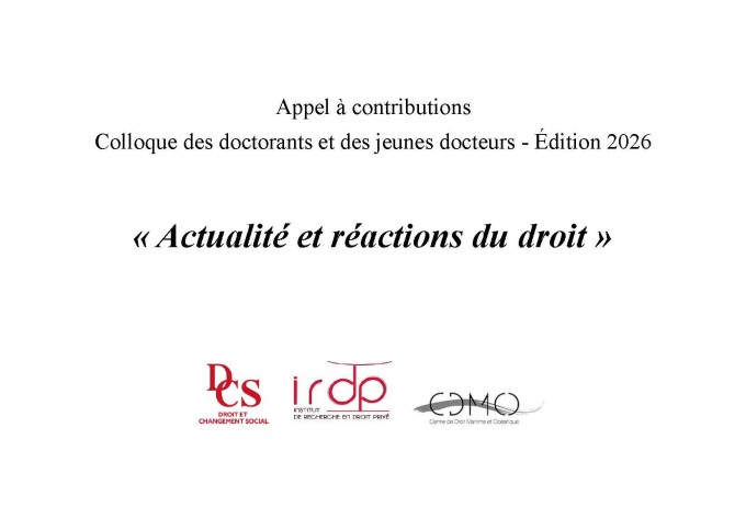 Actualité et réactions du droit