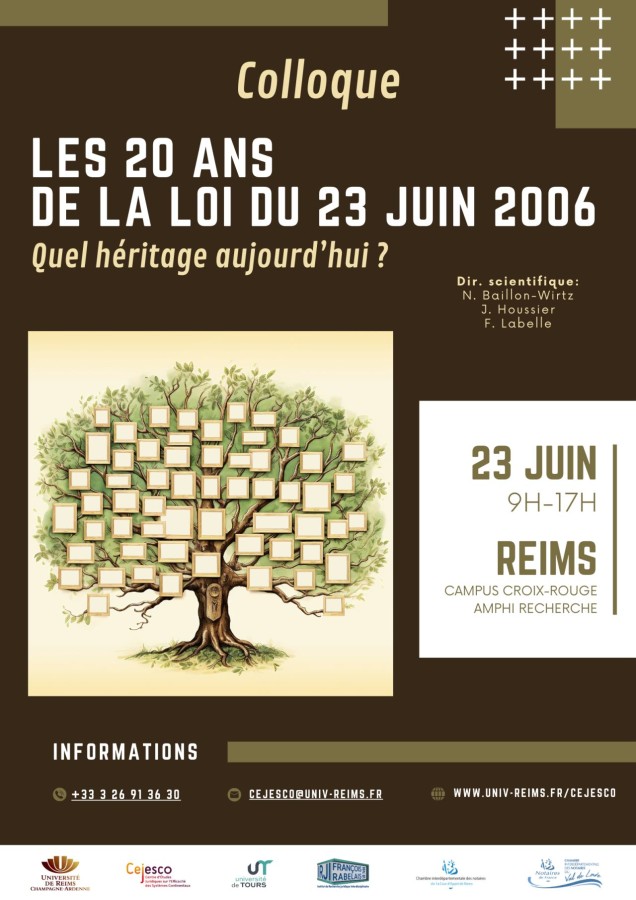 Les 20 ans de la Loi du 23 juin 2006