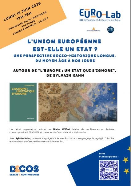 L’Union européenne est-elle un Etat ?  Une perspective socio-historique longue, du Moyen Âge à nos jours.