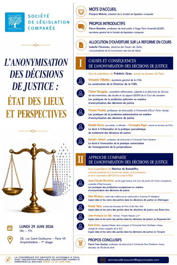 L’anonymisation des décisions de justice : état des lieux et perspectives