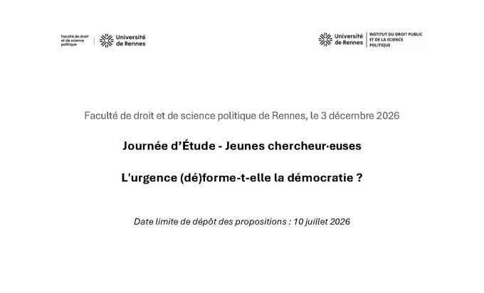 L'urgence (dé)forme-t-elle la démocratie ?