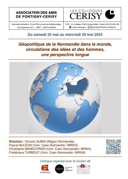 Géopolitique de la Normandie dans le monde, circulations des idées et des hommes, une perspective longue