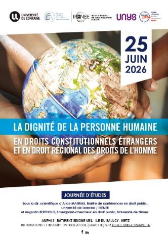La dignité de la personne humaine en droits constitutionnels étrangers et en droit régional des droits de l’homme