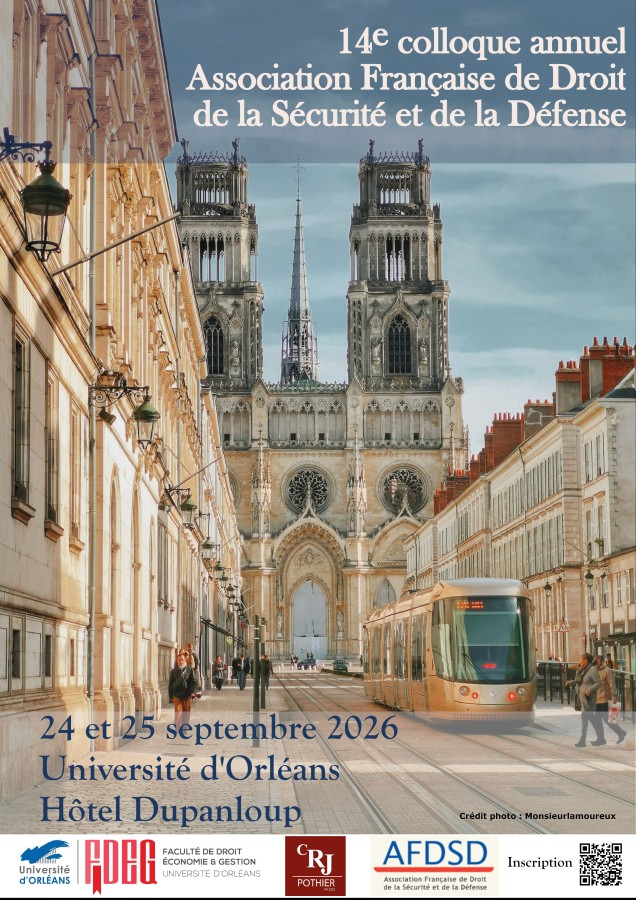 14e colloque annuel de l’Association Française de Droit de la Sécurité et de la Défense