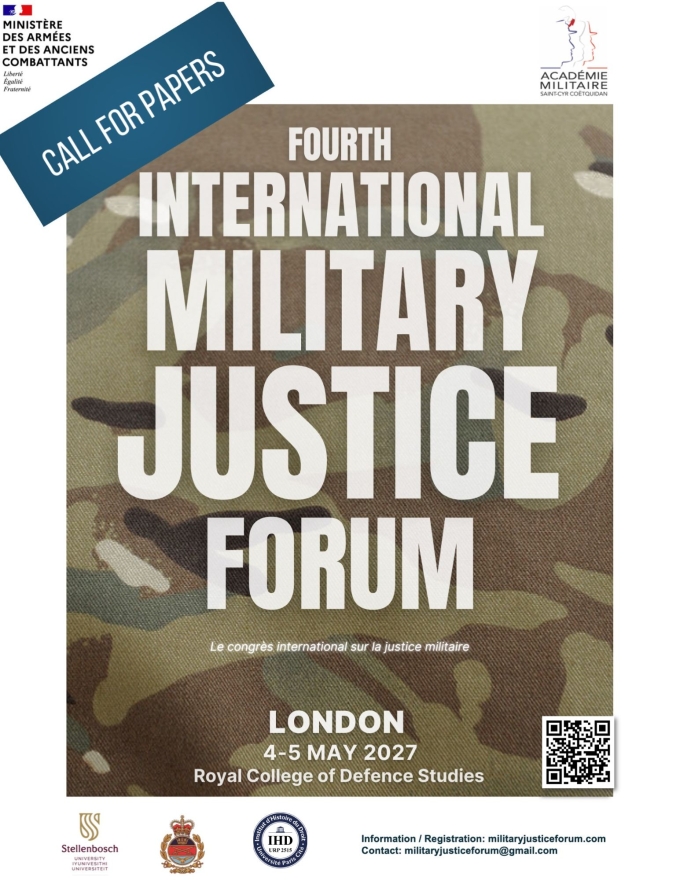 4th International Military Justice Forum - London 2027