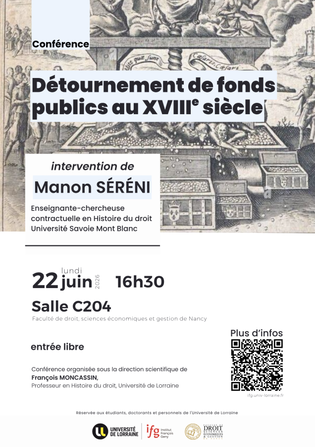 Le détournement de fonds publics au XVIIIe siècle