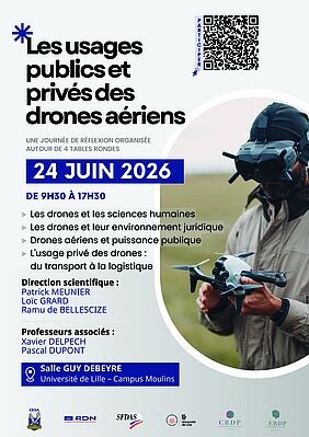 Les usages publics et privés des drones aériens