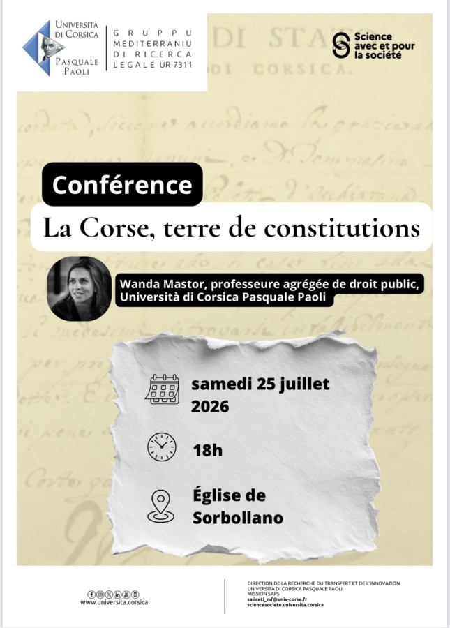 La Corse, terre de constitutions