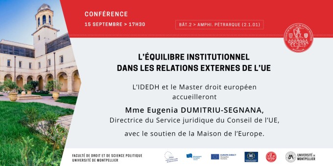 L’équilibre institutionnel dans les relations externes de l’UE