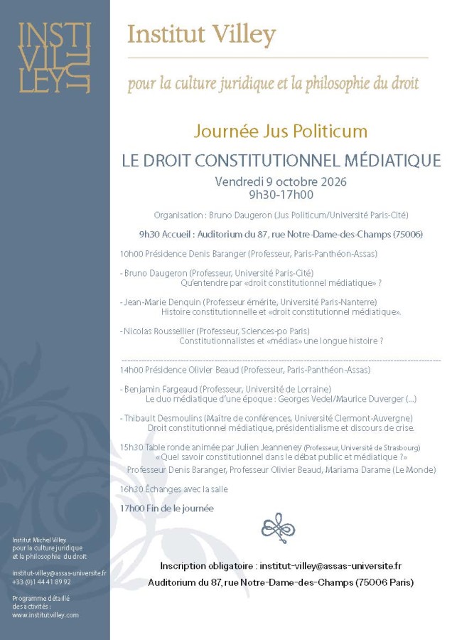 Le droit constitutionnel médiatique