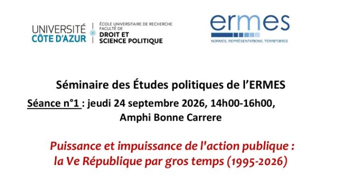 Puissance et impuissance de l'action publique : la Ve République par gros temps (1995-2026)