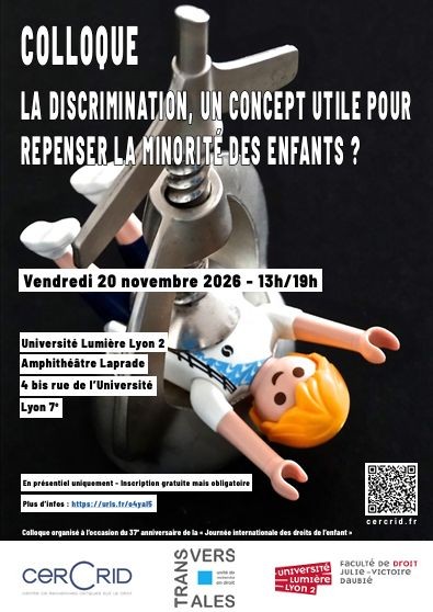La discrimination, un concept utile pour repenser la minorité des enfants ?