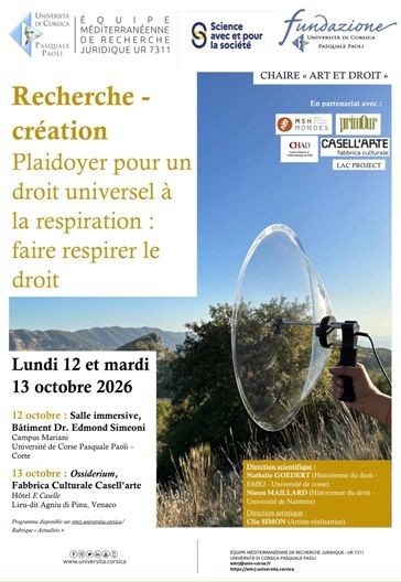 Faire respirer le droit. Plaidoyer pour un droit universel à la respiration