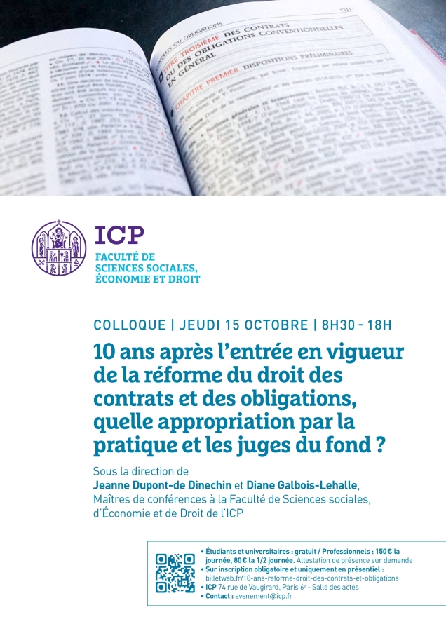 Réforme du droit des contrats et des obligations, 10 ans après