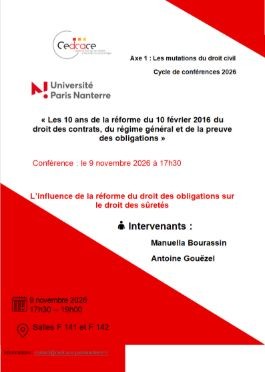 L'influence de la réforme du droit des obligations sur le droit des sûretés