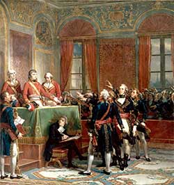 Installation du Conseil d'Etat au palais du Petit-Luxembourg, le 25 décembre 1799 de Couder Louis Charles Augustet